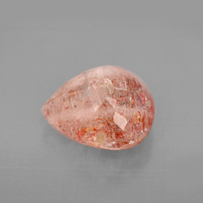 Pietra del sole naturale arancione da 4,42 ct, trasparente, trasparente/traslucido