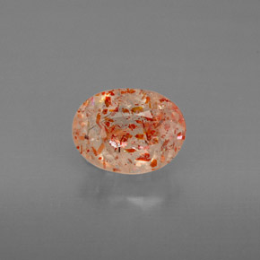 Pietra solare Arancione naturale da 1.12 ct, Trasparente, Trasparente/Traslucido