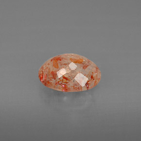 Pietra solare Arancione naturale da 1.12 ct, Trasparente, Trasparente/Traslucido