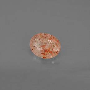 Pietra solare Arancione naturale da 0.83 ct, Trasparente, Trasparente/Traslucido
