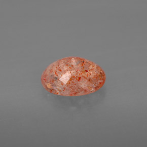 Pietra solare Arancione naturale da 1.32 ct, Trasparente, Trasparente/Traslucido