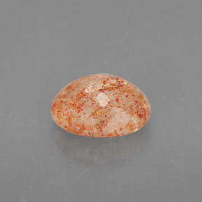 Pietra solare Arancione naturale da 1.24 ct, Trasparente, Trasparente/Traslucido