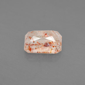 Pietra solare Arancione naturale da 1.59 ct, Trasparente, Trasparente/Traslucido