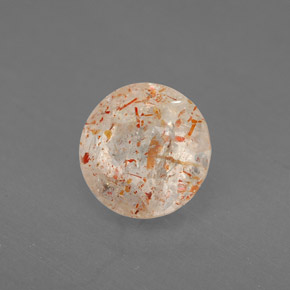 Pietra solare Arancione naturale da 2.31 ct, Trasparente, Trasparente/Traslucido