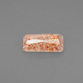 Pietra del sole naturale arancione da 1,15 ct, trasparente, trasparente/traslucido