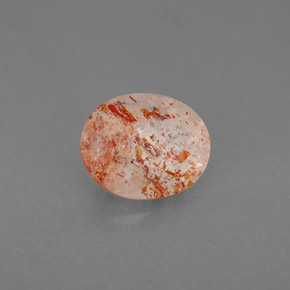 Pietra del sole naturale arancione da 1,34 ct, trasparente, trasparente/traslucido