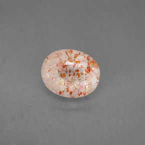 Pietra solare Arancione naturale da 2.14 ct, Trasparente, Trasparente/Traslucido