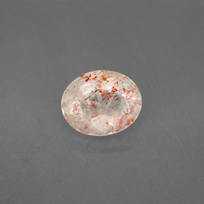 Pietra solare Arancione naturale da 1.80 ct, Trasparente, Trasparente/Traslucido