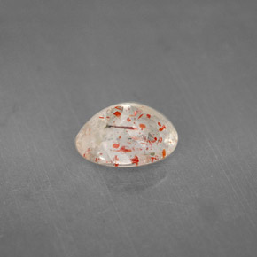 Pietra solare Arancione naturale da 1.80 ct, Trasparente, Trasparente/Traslucido