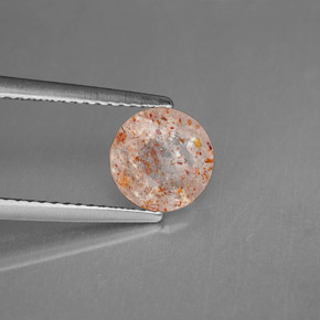Pietra solare Arancione naturale da 1.41 ct, Trasparente, Trasparente/Traslucido
