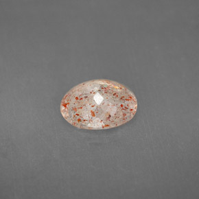 Pietra del sole naturale arancione da 1,68 ct, trasparente, trasparente/traslucido