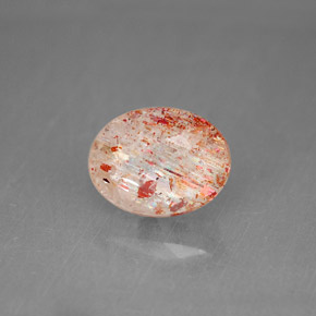 Pietra solare Arancione naturale da 2.43 ct, Trasparente, Trasparente/Traslucido