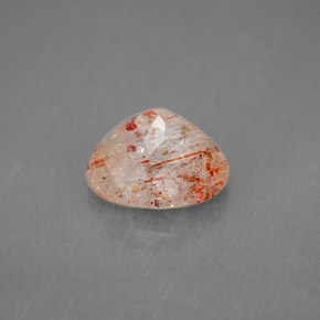 Pietra solare Arancione naturale da 2.43 ct, Trasparente, Trasparente/Traslucido