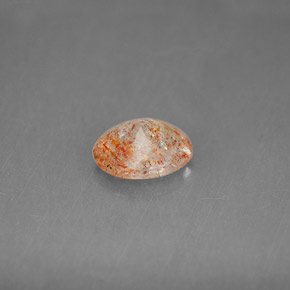Pietra del sole naturale arancione da 1,10 ct, trasparente, trasparente/traslucido