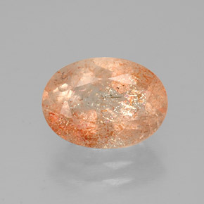 Pietra solare Arancione naturale da 2.00 ct, Trasparente, Trasparente/Traslucido