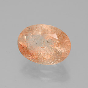 Pietra solare Arancione naturale da 2.00 ct, Trasparente, Trasparente/Traslucido