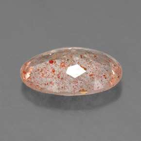 Pietra solare Arancione naturale da 2.34 ct, Trasparente, Trasparente/Traslucido