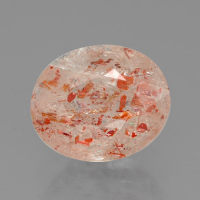 Pietra solare Arancione naturale da 2.11 ct, Trasparente, Trasparente/Traslucido