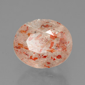 Pietra solare Arancione naturale da 2.11 ct, Trasparente, Trasparente/Traslucido