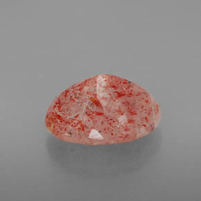 Pietra del sole arancione naturale da 4,13 ct, trasparente, trasparente/traslucido