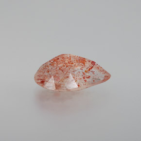 Pietra del sole naturale arancione da 2,84 ct, trasparente, trasparente/traslucido
