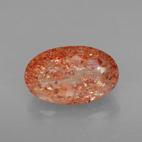 Pietra solare Arancione naturale da 3.99 ct, Trasparente, Trasparente/Traslucido