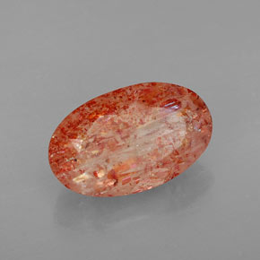 Pietra solare Arancione naturale da 3.99 ct, Trasparente, Trasparente/Traslucido