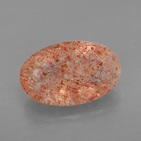 Pietra del sole naturale arancione da 4,06 ct, trasparente, trasparente/traslucido
