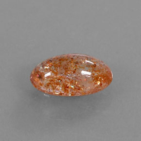 Pietra del sole naturale arancione da 1,70 ct, trasparente, trasparente/traslucido