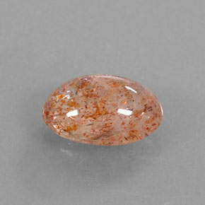 Pietra del sole naturale arancione da 2,18 ct, trasparente, trasparente/traslucido