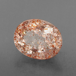 Pietra solare Arancione naturale da 1.65 ct, Trasparente, Trasparente/Traslucido