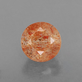 Pietra solare Arancione naturale da 1.13 ct, Trasparente, Trasparente/Traslucido