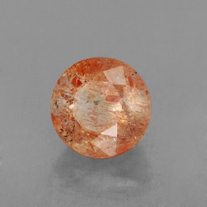 Pietra solare Arancione naturale da 1.13 ct, Trasparente, Trasparente/Traslucido