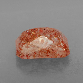 Pietra del sole naturale arancione da 1,77 ct, trasparente, trasparente/traslucido