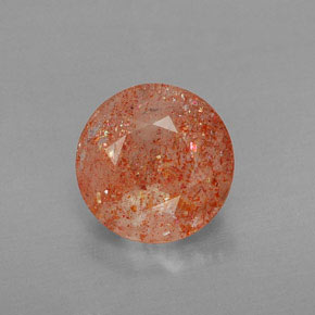 Pietra solare Arancione naturale da 2.36 ct, Trasparente, Trasparente/Traslucido