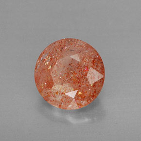 Pietra solare Arancione naturale da 2.36 ct, Trasparente, Trasparente/Traslucido