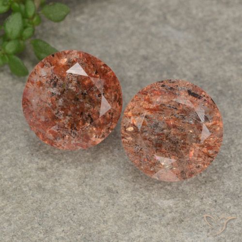 6.16ctw Naturale Pompelmo Arancia Pietra solare, Rotondo, Traslucido