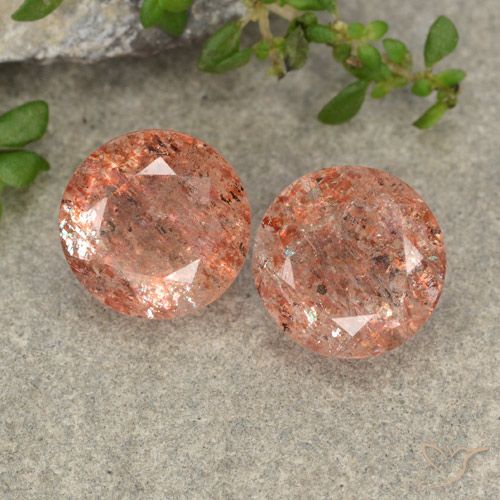 5.42ctw Naturale Rosa medio Pietra solare, Rotondo, Traslucido