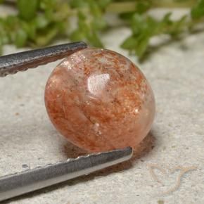 Pietra solare Pompelmo Arancia naturale da 2.32 ct, Rotondo, Traslucido