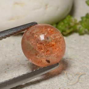Pietra solare Pompelmo Arancia naturale da 2.12 ct, Rotondo, Traslucido