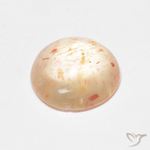 Pietra solare Cantalupo Arancia naturale da 2.14 ct, Rotondo, Traslucido