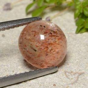 Pietra solare Pompelmo Arancia naturale da 2.24 ct, Rotondo, Traslucido