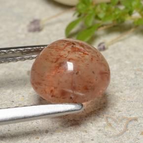 Pietra solare Pompelmo Arancia naturale da 2.24 ct, Rotondo, Traslucido