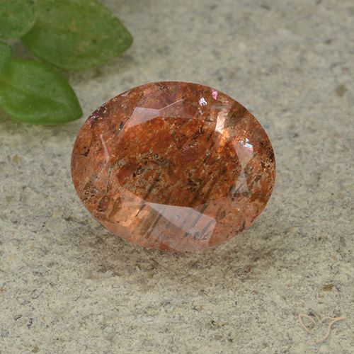 4.33ct Naturale Arancio Medio Pietra solare, Ovale, Traslucido