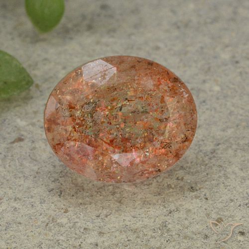 4.87ct Naturale Arancio Medio Pietra solare, Ovale, Traslucido