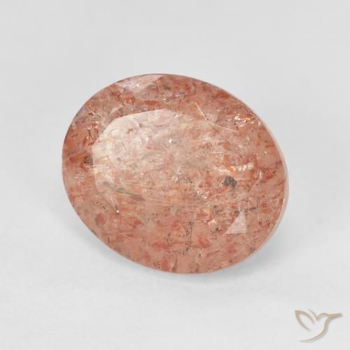 Pietra solare Pompelmo Arancia naturale da 4.62 ct, Ovale, Traslucido