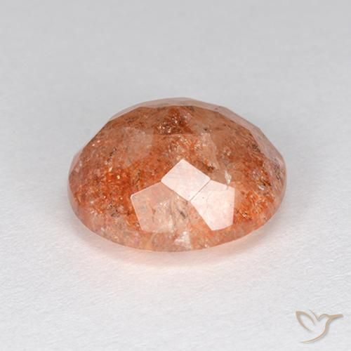 Pietra solare Pompelmo Arancia naturale da 4.55 ct, Rotondo, Traslucido