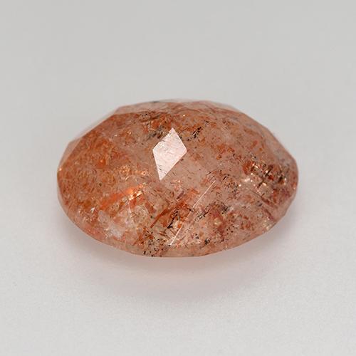 Pietra solare Pompelmo Arancia naturale da 4.17 ct, Taglio ovale, Traslucido