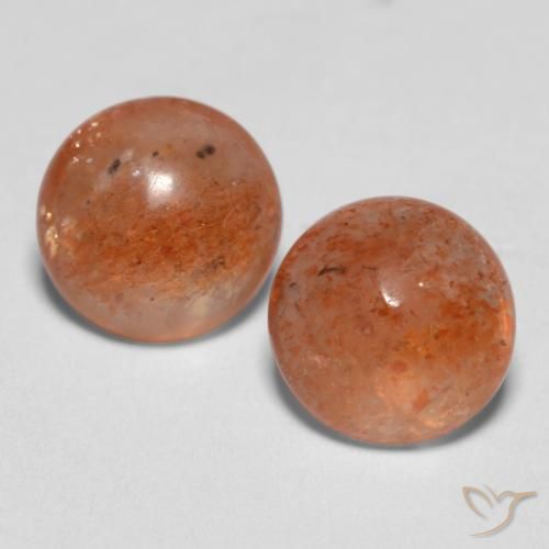 2.04ctw Naturale Arancio Medio Pietra solare, Rotondo, Traslucido