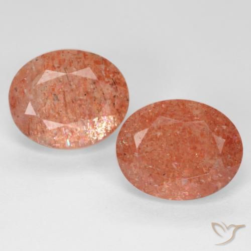 4.91ctw Naturale Pompelmo Arancia Pietra solare, Ovale, Traslucido